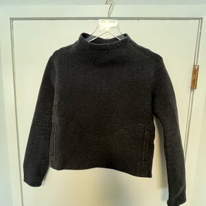 lululemon Dark Grey Turtleneck Spacer Sweater